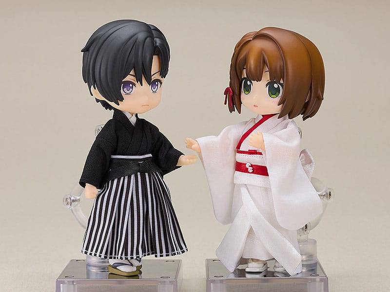 Traditionellt Japanskt Bröllopskimono Set för Nendoroid Figurer