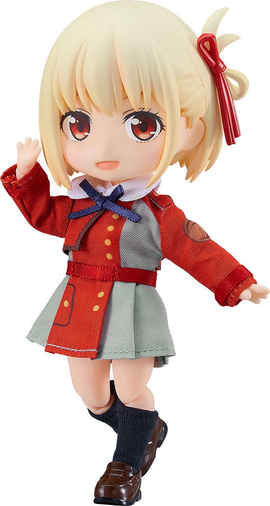 Chisato Nishikigi is now a Nendoroid Doll!

From the anime series "Lycoris Recoil" comes a Nendoroid Doll of Chisato Nishikigi! The Nendoroid Doll series of palm-sized action figures feature the same heads as standard Nendoroids