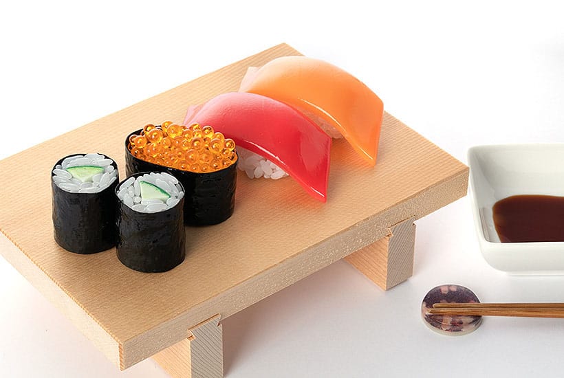 Sushi Plastmodell Kit 1/1 Ikura (Laxrom) 3 cm