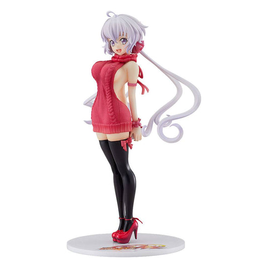 Senki Zesshou Symphogear G PVC Staty 1/7 Chris Yukine: Lovely Sweater Style AQ 24 cm