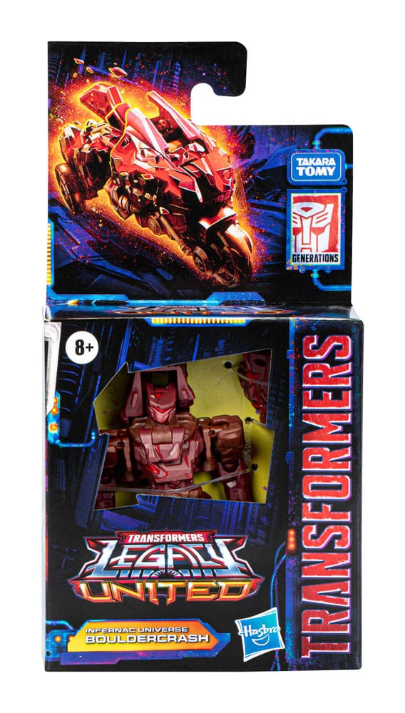 Transformers Generations Legacy United Core Class Actionfigur Infernac Universe Bouldercrash 9 cm