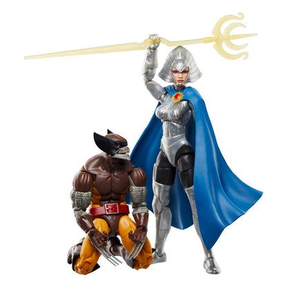 Wolverine 50th Anniversary Marvel Legends Actionfigur 2-Pack Wolverine & Lilandra Neramani 15 cm