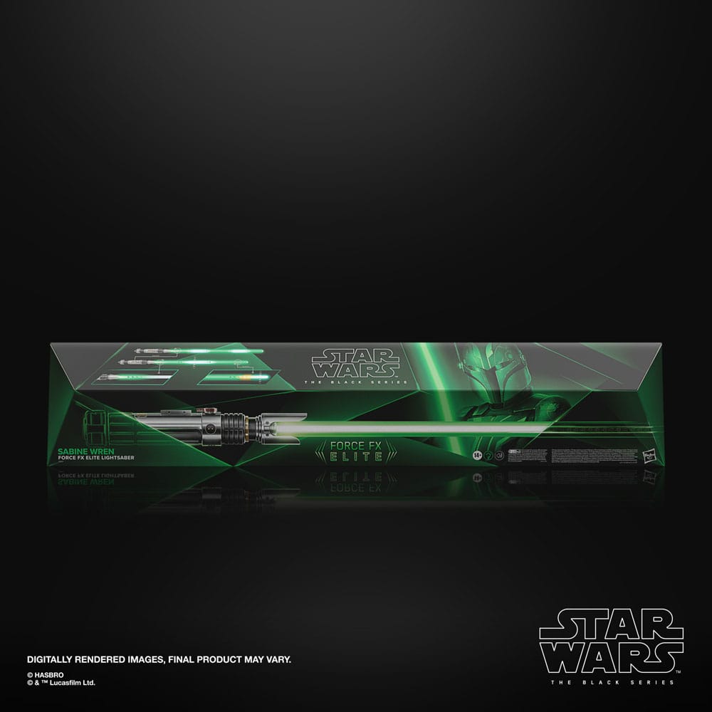 Star Wars: Ahsoka Black Series Replica Force FX Elite Lightsaber Sabine Wren