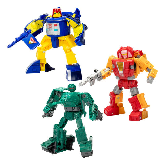 Transformers Legacy United Deluxe Class Actionfigur 3-Pack Go-Bot Guardians 14 cm