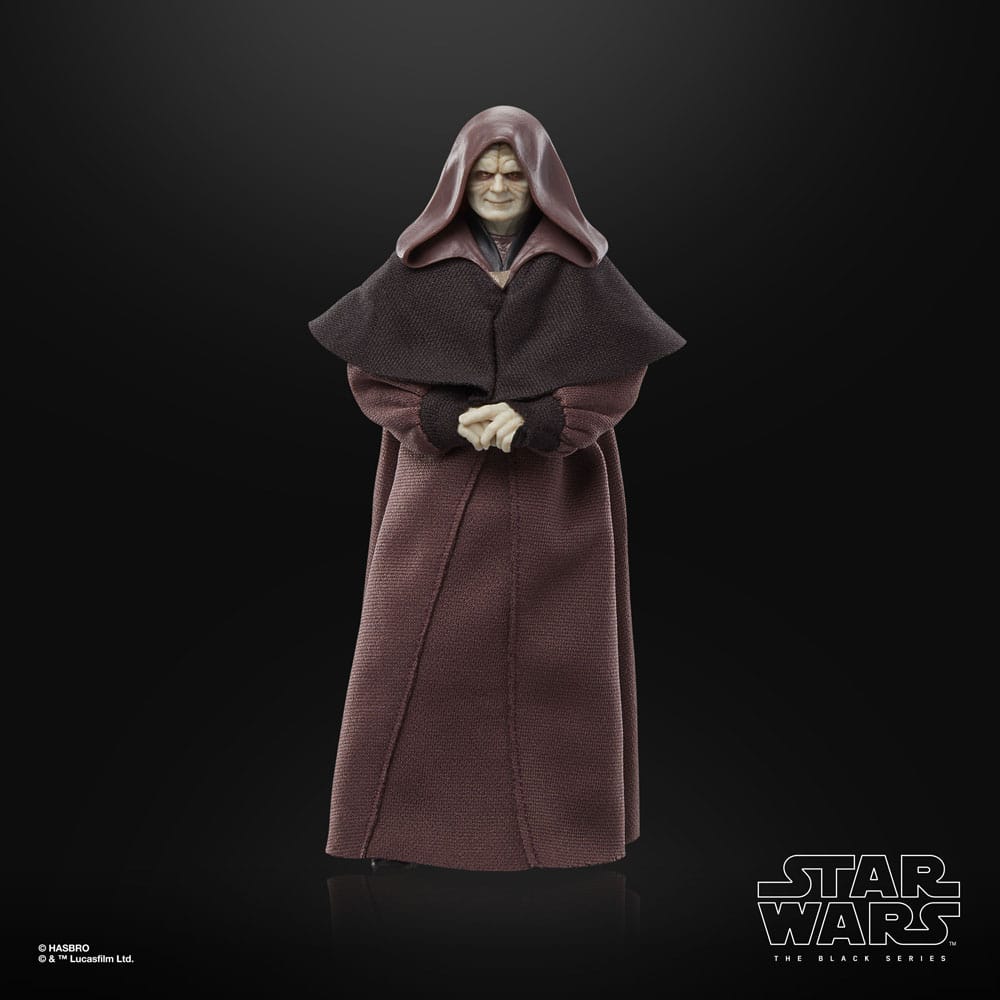 Star Wars Episode III Black Series Actionfigur Darth Sidious 15 cm