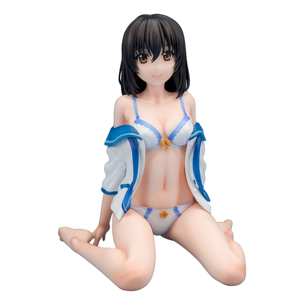 From "Strike the Blood FINAL" comes an impressive 1/4 scale figure of "Yukina Himeragi"!

Yukina in a pure white lingerie outfit has been captured in figure form based on an illustration of a magazine cover.

Her attractive body line from the waist to the hips peeking out from the opened uniform is meticulously sculpted.
Be sure to add her to your collection and enjoy her charm from both the front and the back!

To match Yukina who shows various lingerie