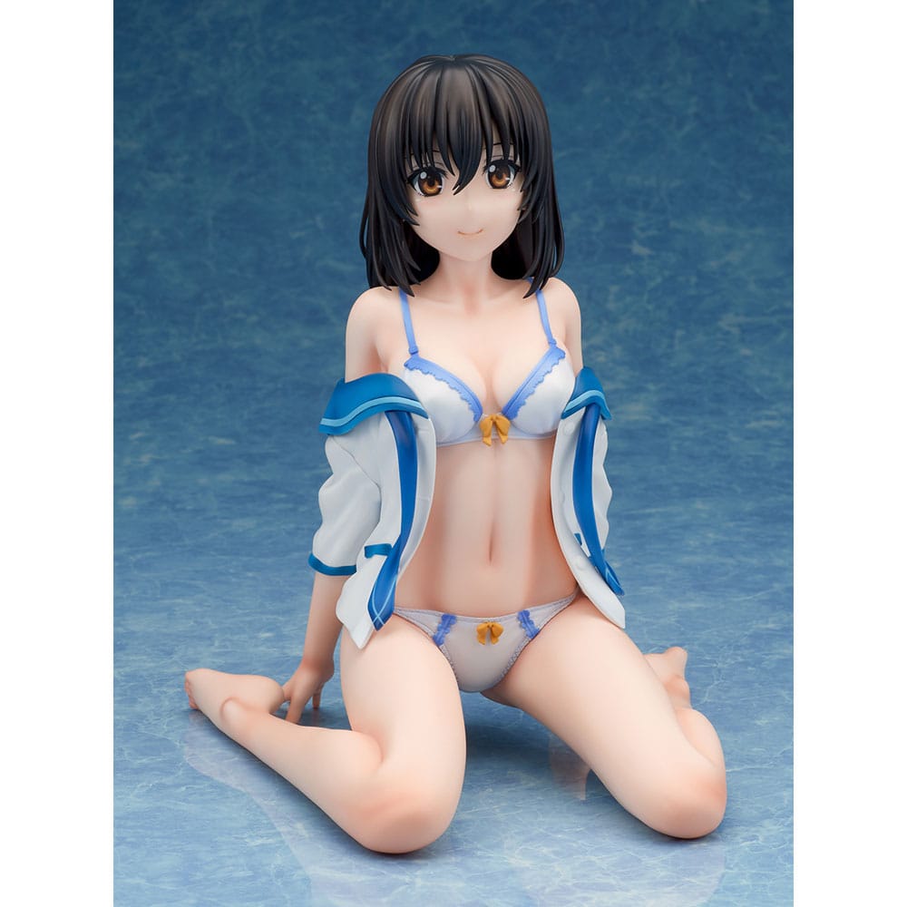 Strike the Blood Final PVC Staty 1/4 Yukina Himeragi Vit Lingerie 22 cm