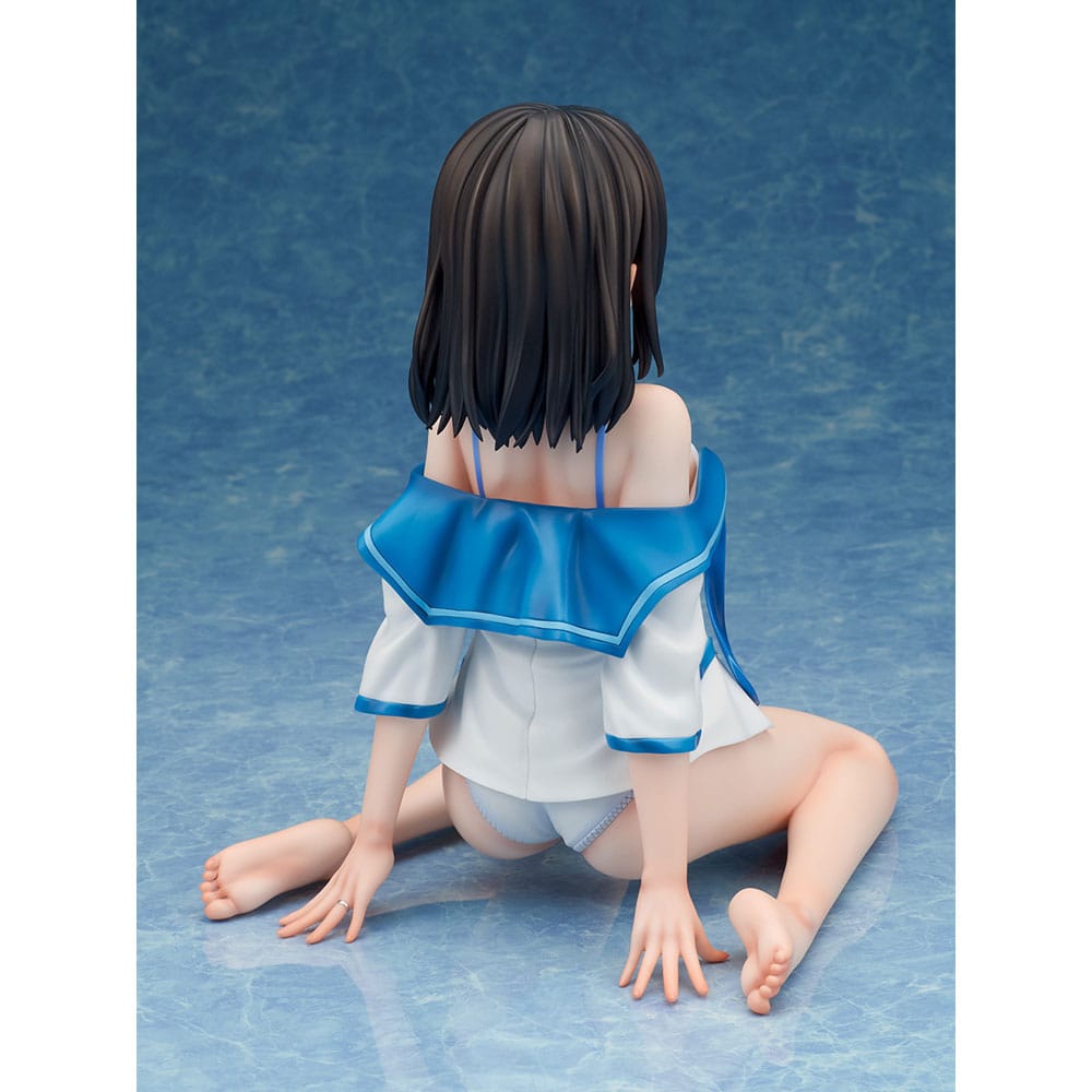 Strike the Blood Final PVC Staty 1/4 Yukina Himeragi Vit Lingerie 22 cm