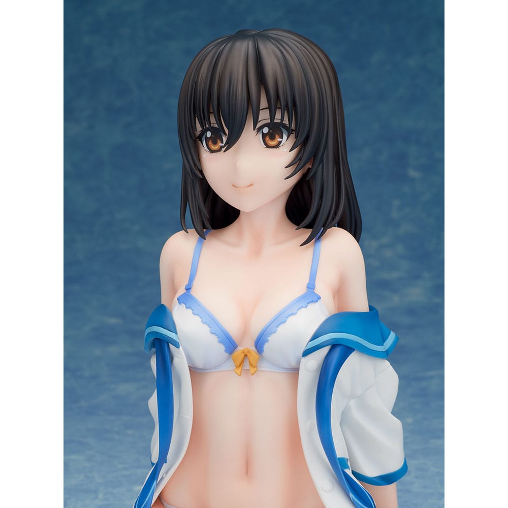 Strike the Blood Final PVC Staty 1/4 Yukina Himeragi Vit Lingerie 22 cm