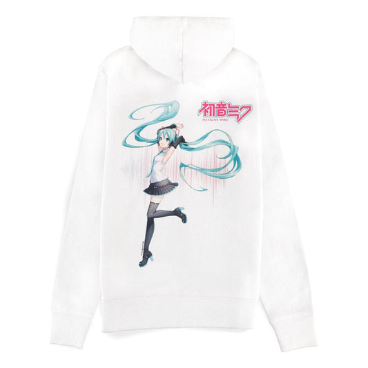 Hatsune Miku Zipper Hoodie White Size M