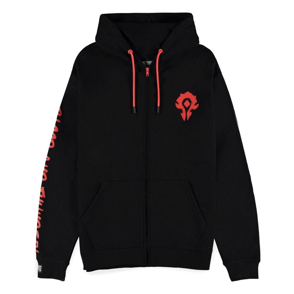 World of Warcraft Zipper Hoodie Blood & Thunder Size L