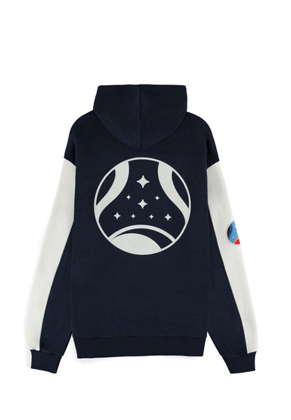 Starfield Monochrome Emblem Hoodie Size L