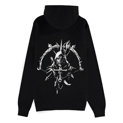 Diablo IV Zipper Hoodie Sweater med Rouge Sigil - Storlek L