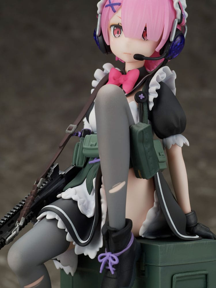 Re:Zero Starting Life in Another World PVC Staty 1/7 Ram Military Ver. 20 cm