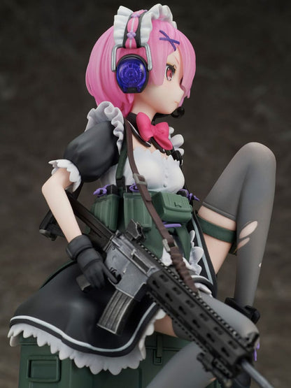 Re:Zero Starting Life in Another World PVC Staty 1/7 Ram Military Ver. 20 cm