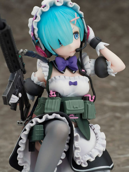 Re:Zero Starting Life in Another World PVC Staty 1/7 Rem Military Ver. 16 cm