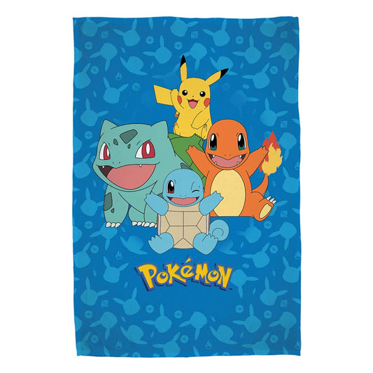 Pokemon Fleece Filt Starter Pokemon 130 x 160 cm