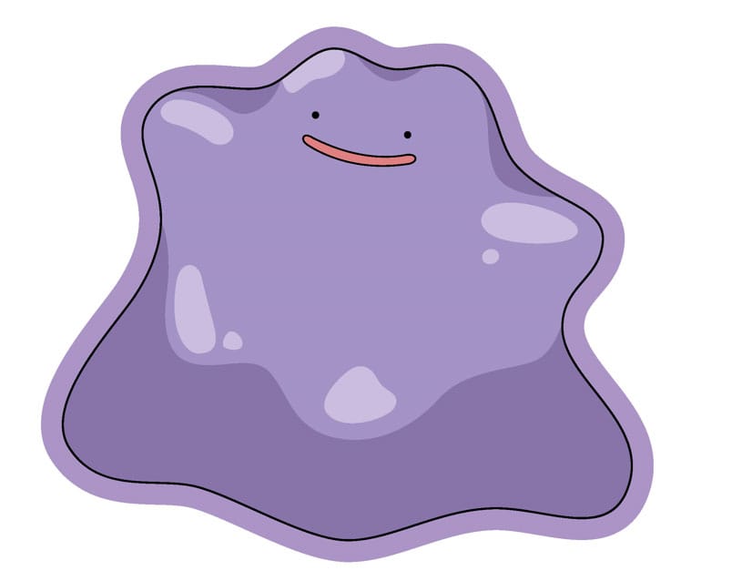 Pokemon Kudde Ditto 30 cm