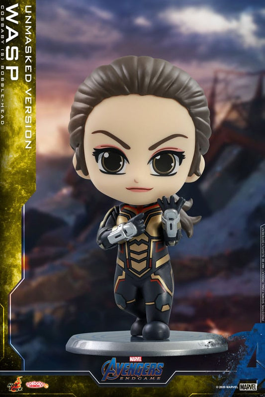 Avengers: Endgame Cosbaby (S) Mini Actionfigur The Wasp (Unmasked Version) 10 cm