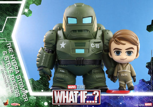 What If...? Cosbaby (S) Mini Actionfigurer Hydra Stomper & Steve Rogers 10 cm