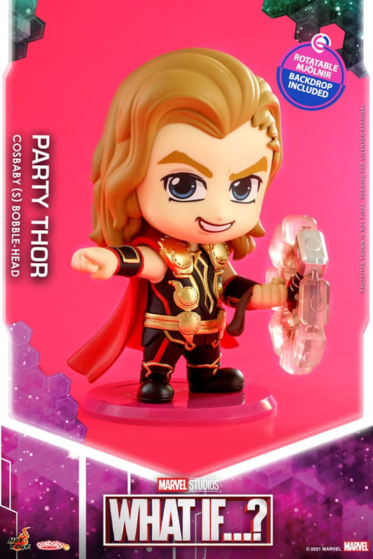 What If...? Cosbaby (S) Mini Actionfigur Party Thor 10 cm