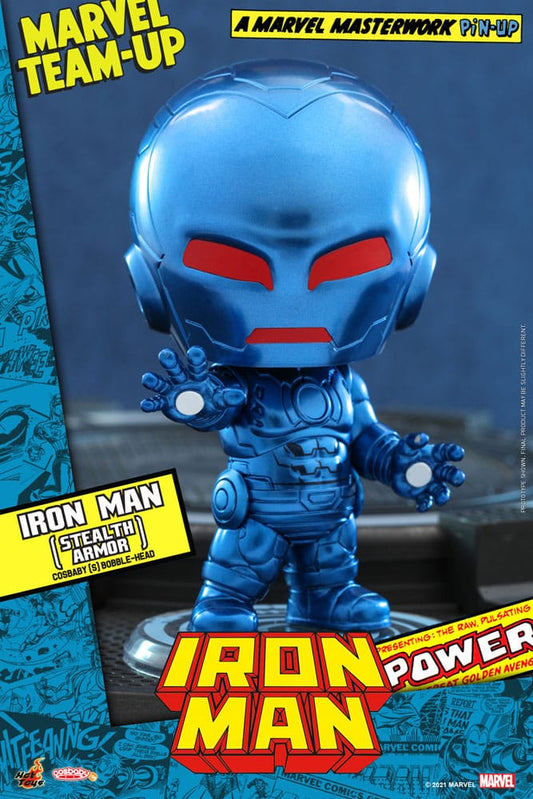 Marvel Comics Cosbaby (S) Mini Actionfigur Iron Man (Stealth Armor) 10 cm