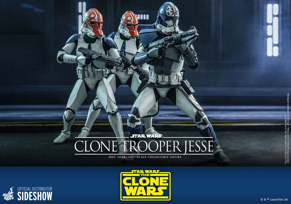 Star Wars The Clone Wars Actionfigur 1/6 Clone Trooper Jesse 30 cm