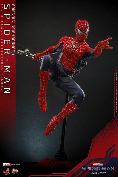 Spider-Man: No Way Home Movie Masterpiece Figur 1/6 - Vänliga Grann-Spider-Man 30 cm