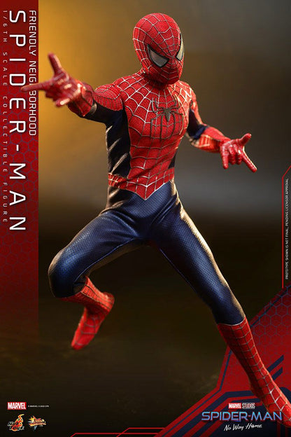 Spider-Man: No Way Home Movie Masterpiece Figur 1/6 - Vänliga Grann-Spider-Man 30 cm