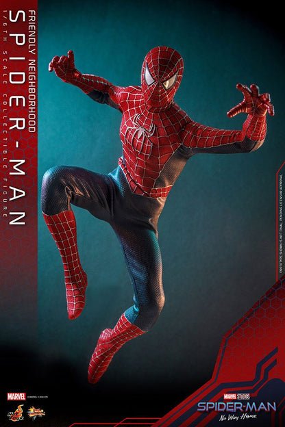 Spider-Man: No Way Home Movie Masterpiece Figur 1/6 - Vänliga Grann-Spider-Man 30 cm