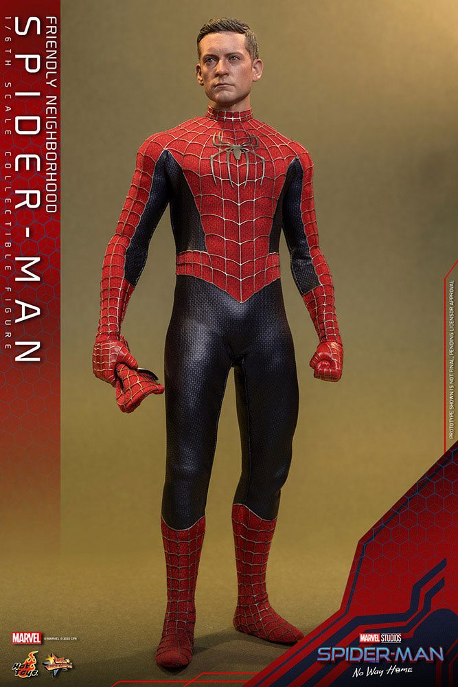 Spider-Man: No Way Home Movie Masterpiece Figur 1/6 - Vänliga Grann-Spider-Man 30 cm