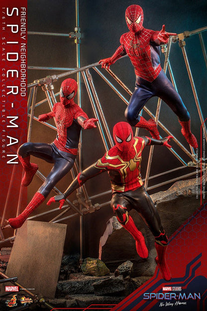 Spider-Man: No Way Home Movie Masterpiece Figur 1/6 - Vänliga Grann-Spider-Man 30 cm