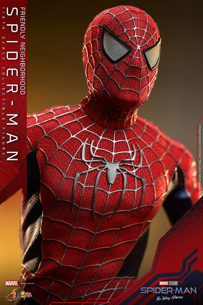 Spider-Man: No Way Home Movie Masterpiece Figur 1/6 - Vänliga Grann-Spider-Man 30 cm