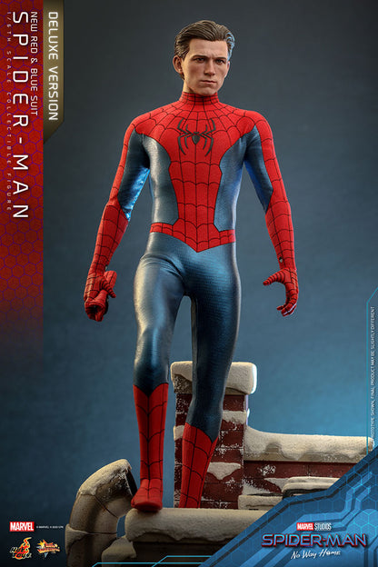 Spider-Man: No Way Home Movie Masterpiece Actionfigur 1/6 Spider-Man (New Red and Blue Suit) (Deluxe Version) 28 cm