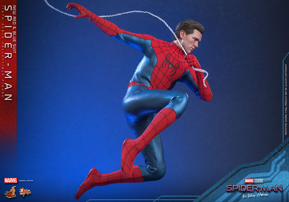 Spider-Man: No Way Home Movie Masterpiece Actionfigur 1/6 Spider-Man (New Red and Blue Suit) 28 cm