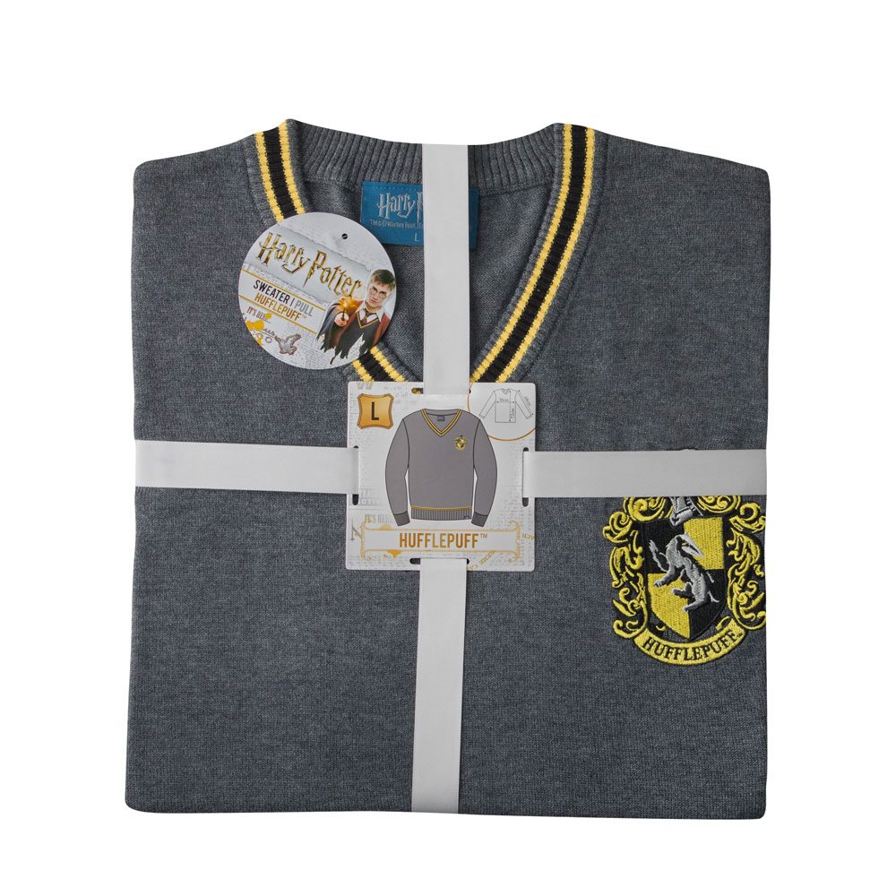 Harry Potter Stickad Tröja Hufflepuff Storlek L