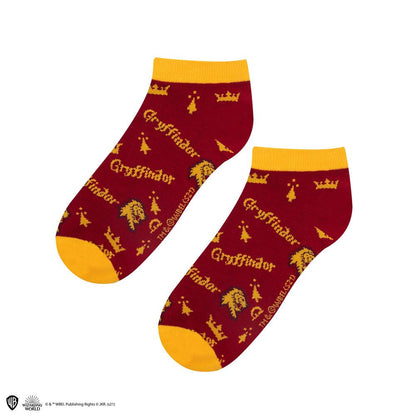 Harry Potter Ankle Strumpor 3-Pack Gryffindor