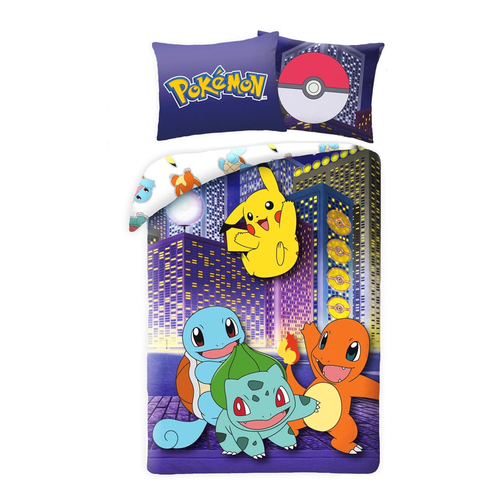 Pokémon Duvet Set Ver. 3 140 x 200 cm / 70 x 90 cm