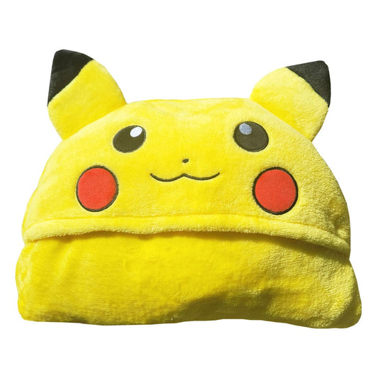 Pokémon Coral Hooded Blanket Pikachu 120 x 150 cm