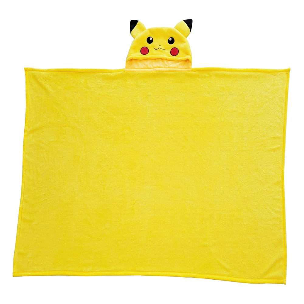 Pokémon Pikachu Hooded Blanket 120 x 150 cm