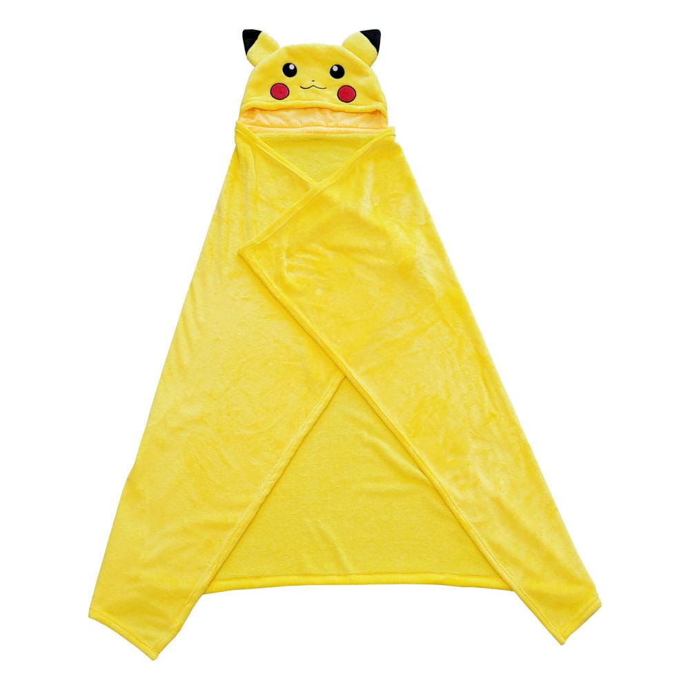 Pokémon Pikachu Hooded Blanket 120 x 150 cm