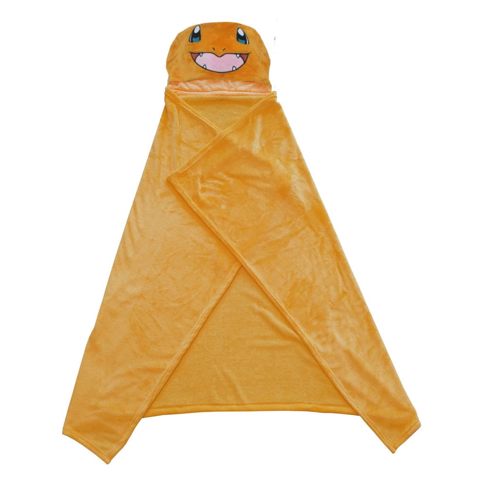 Pokémon Charmander Hooded Blanket 120 x 150 cm