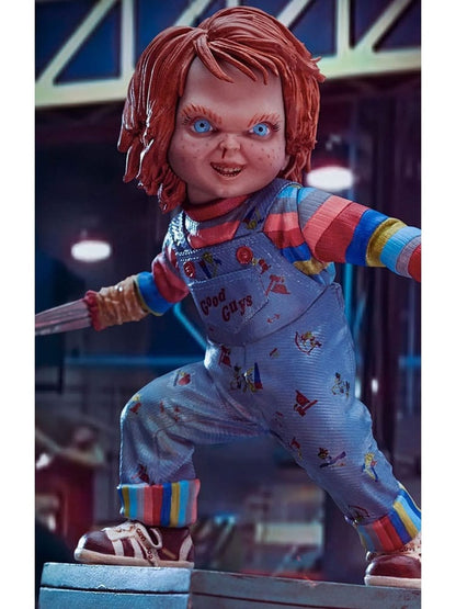 Child's Play 2 Art Scale Staty 1/10 Chucky 15 cm