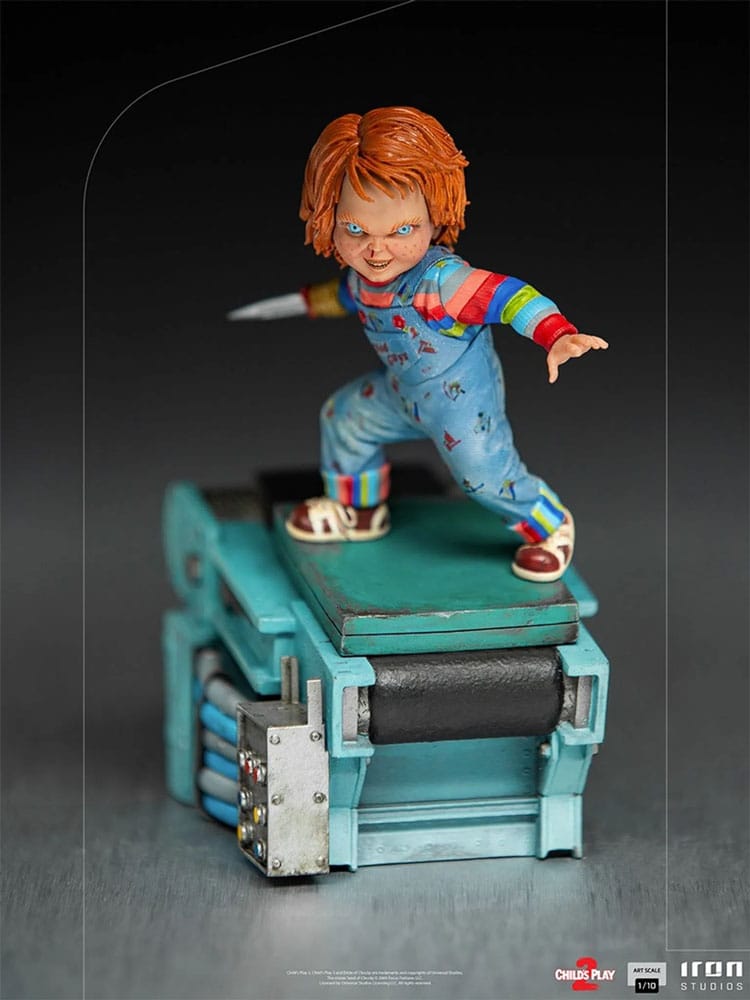 Child's Play 2 Art Scale Staty 1/10 Chucky 15 cm