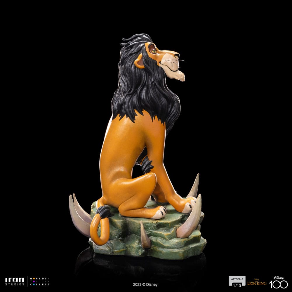 The Lion King Art Scale Staty 1/10 Scar Regular 16 cm