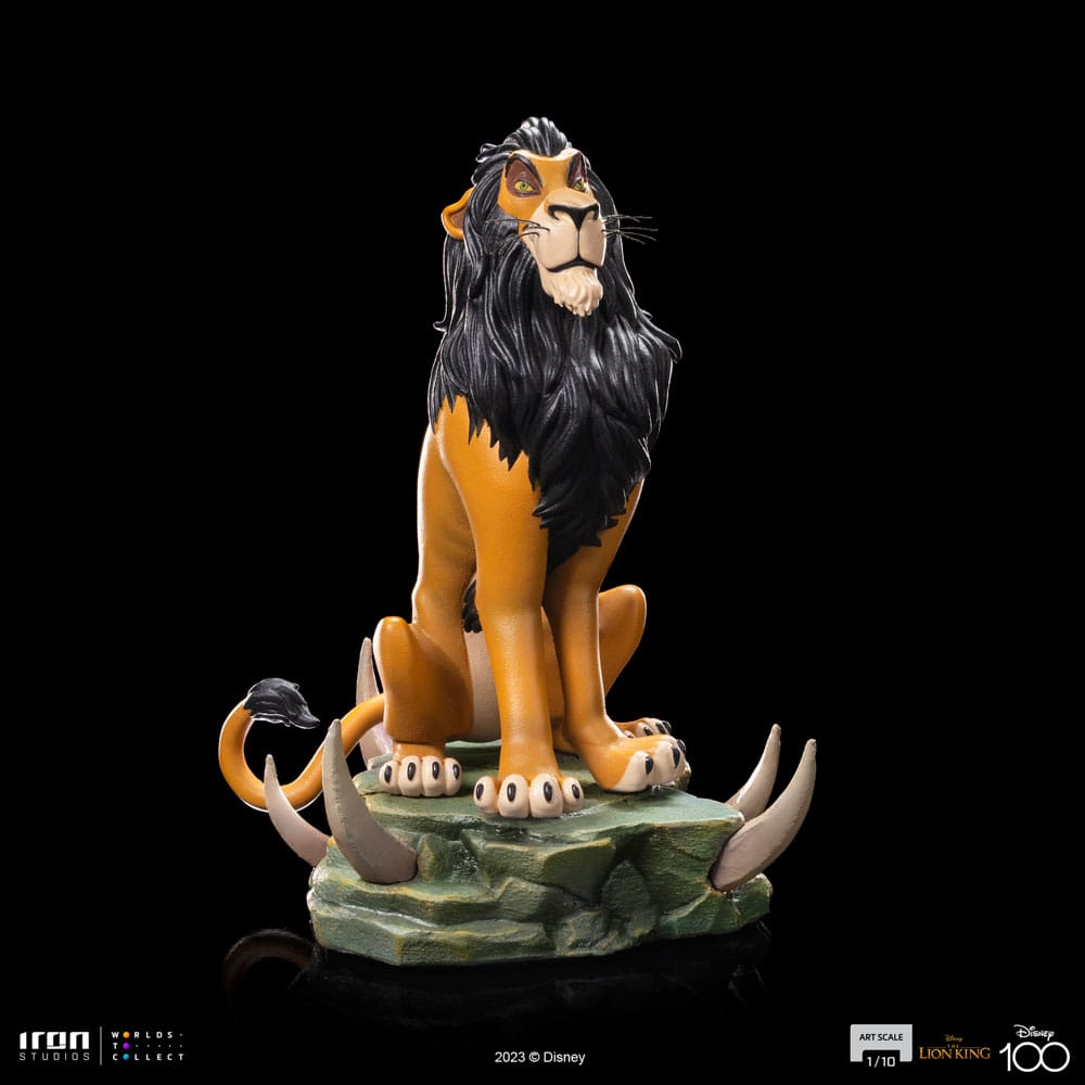 The Lion King Art Scale Staty 1/10 Scar Regular 16 cm