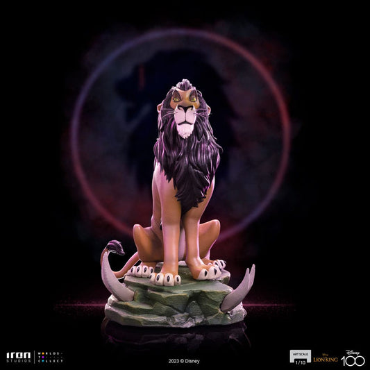 The Lion King Art Scale Staty 1/10 Scar Regular 16 cm