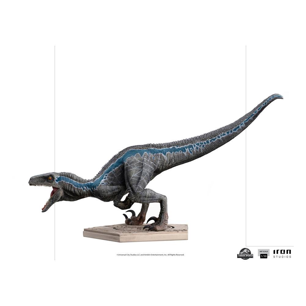 Jurassic World Fallen Kingdom Art Scale Staty 1/10 Blue 19 cm