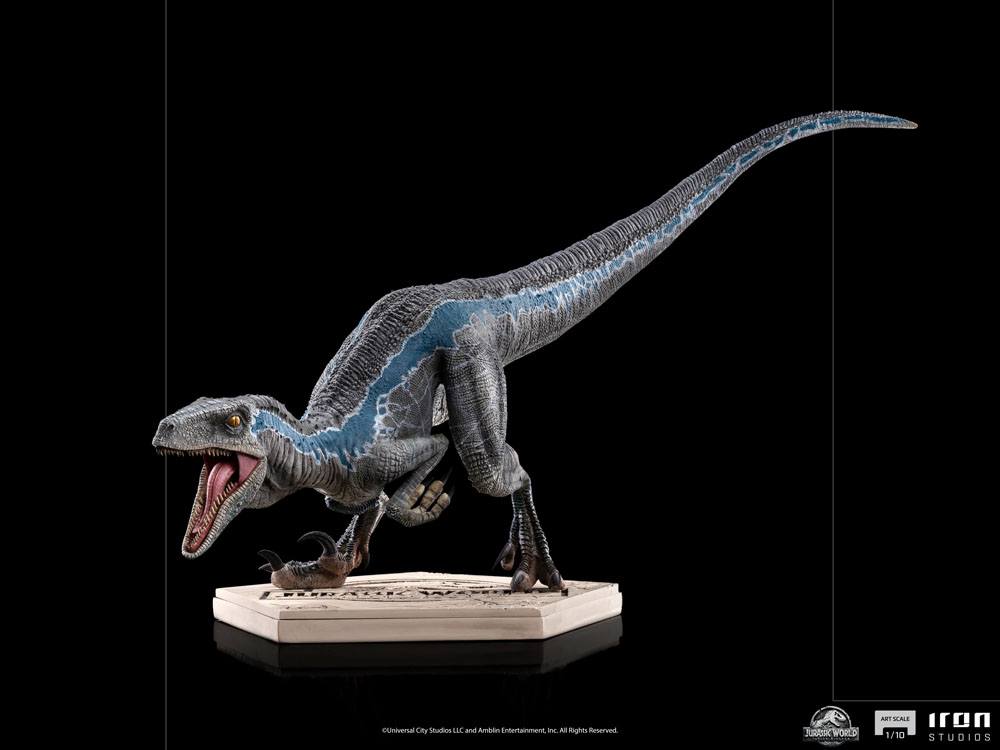 Jurassic World Fallen Kingdom Art Scale Staty 1/10 Blue 19 cm