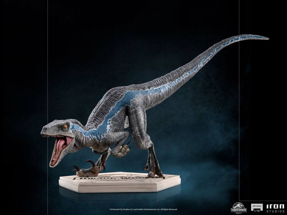 Jurassic World Fallen Kingdom Art Scale Staty 1/10 Blue 19 cm